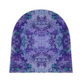 Purple Watercolor Floral Baby Beanie