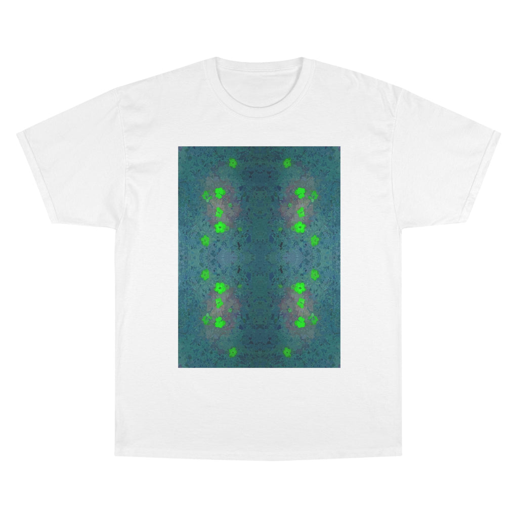 Abstract Green Glow Graphic T-Shirt
