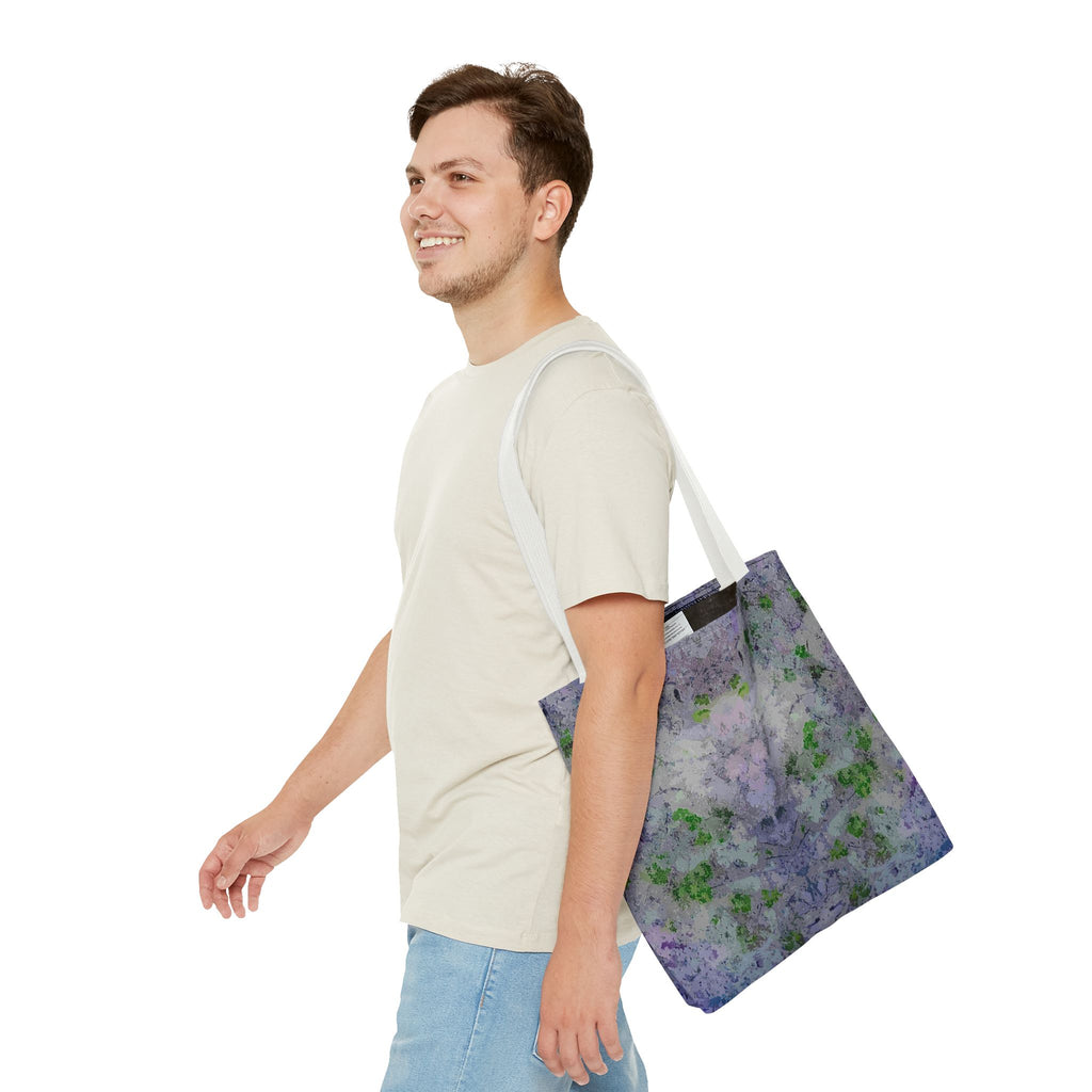 Kaleidoscope Watercolor Tote Bag – Floral Abstract AOP Carryall