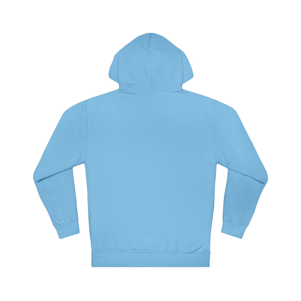 Abstract Blue Starfield Hoodie — Vintage Kaleidoscope Graphic Hooded Sweatshirt