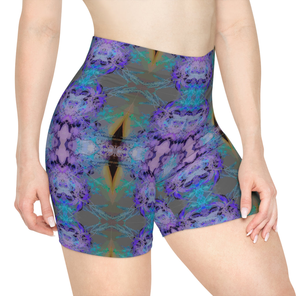 Kaleidoscope Floral Women's Biker Shorts