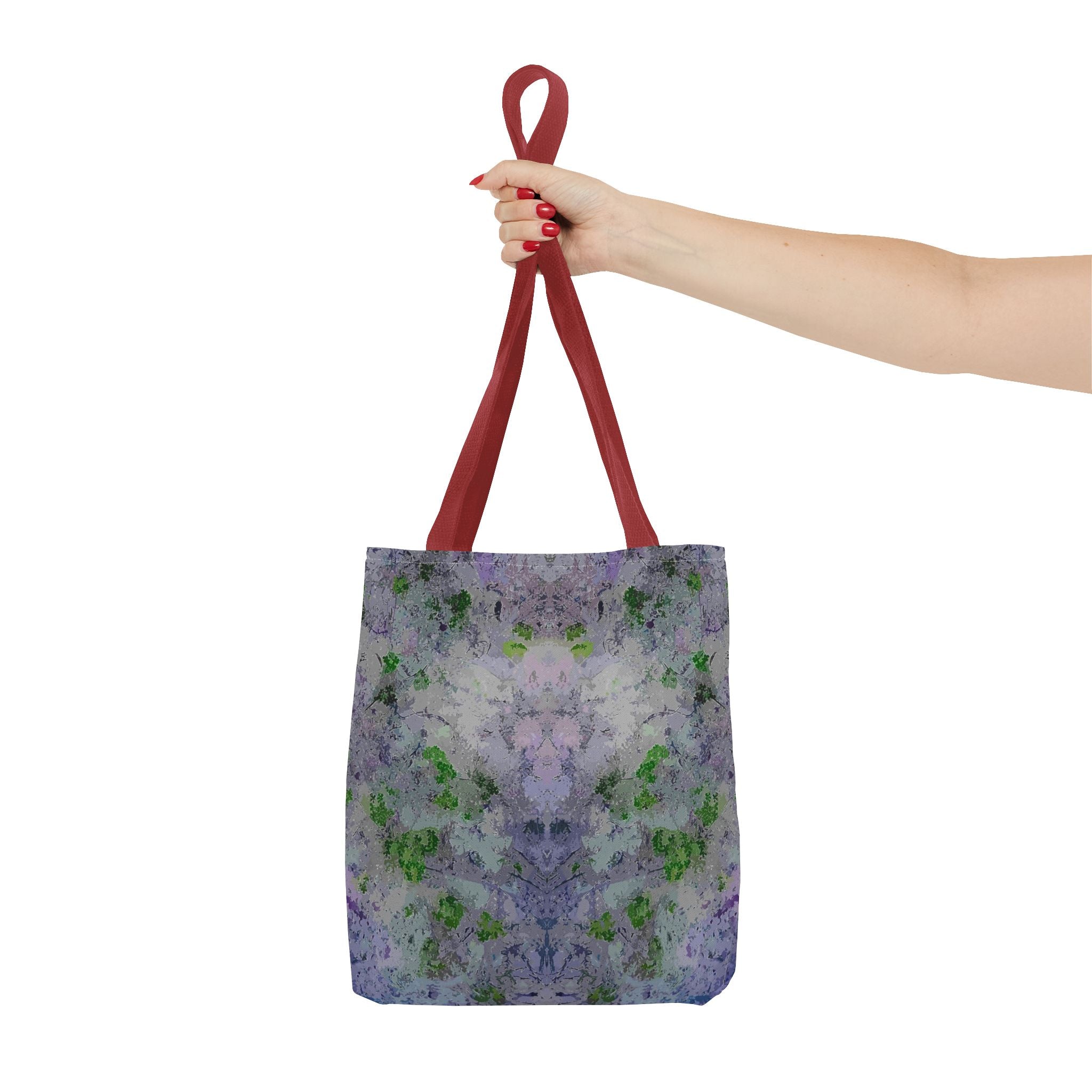Kaleidoscope Watercolor Tote Bag – Floral Abstract AOP Carryall