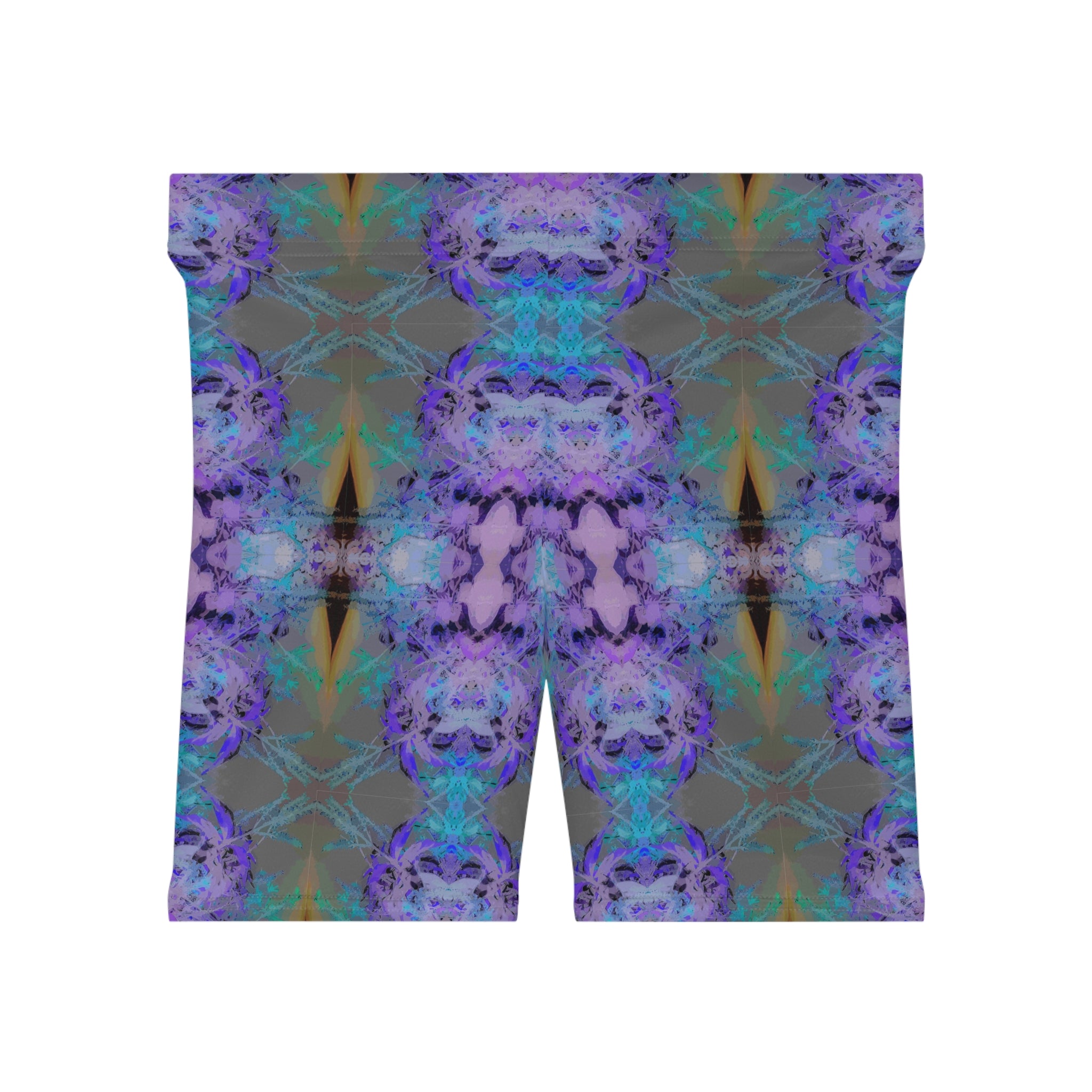 Kaleidoscope Floral Women's Biker Shorts