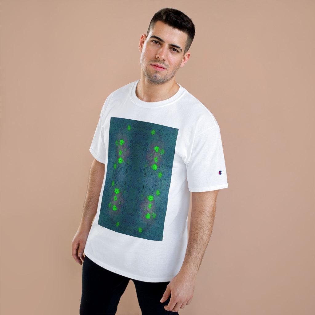 Abstract Green Glow Graphic T-Shirt