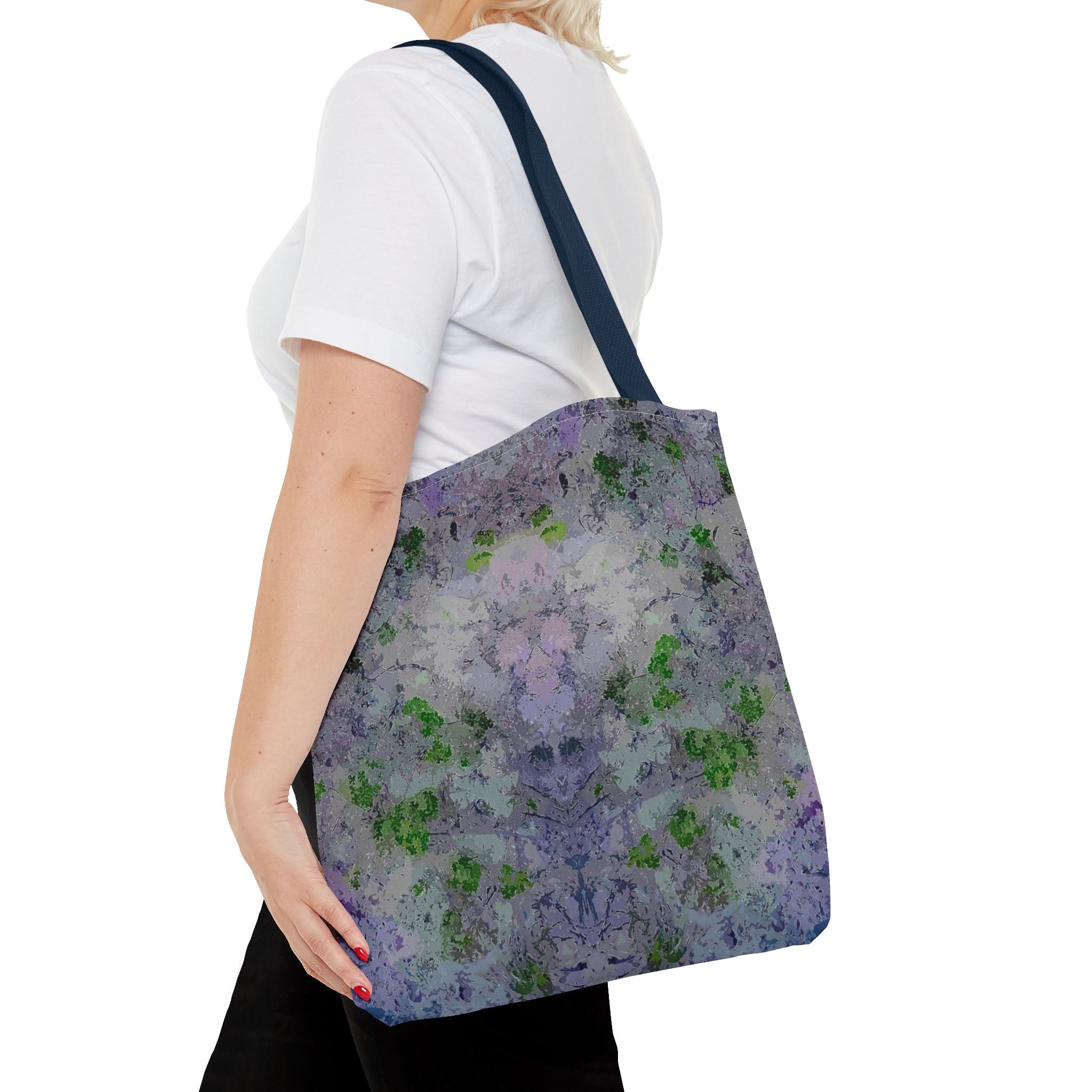 Kaleidoscope Watercolor Tote Bag – Floral Abstract AOP Carryall