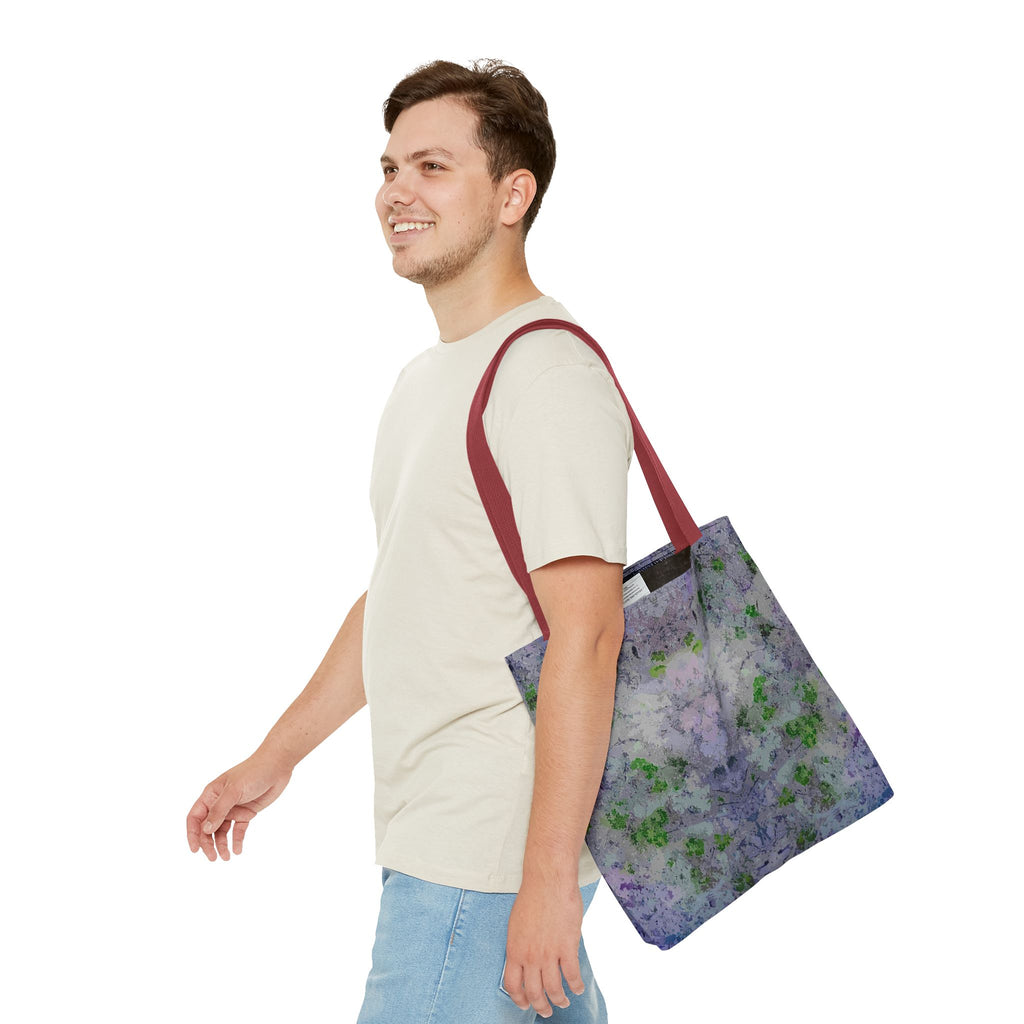 Kaleidoscope Watercolor Tote Bag – Floral Abstract AOP Carryall
