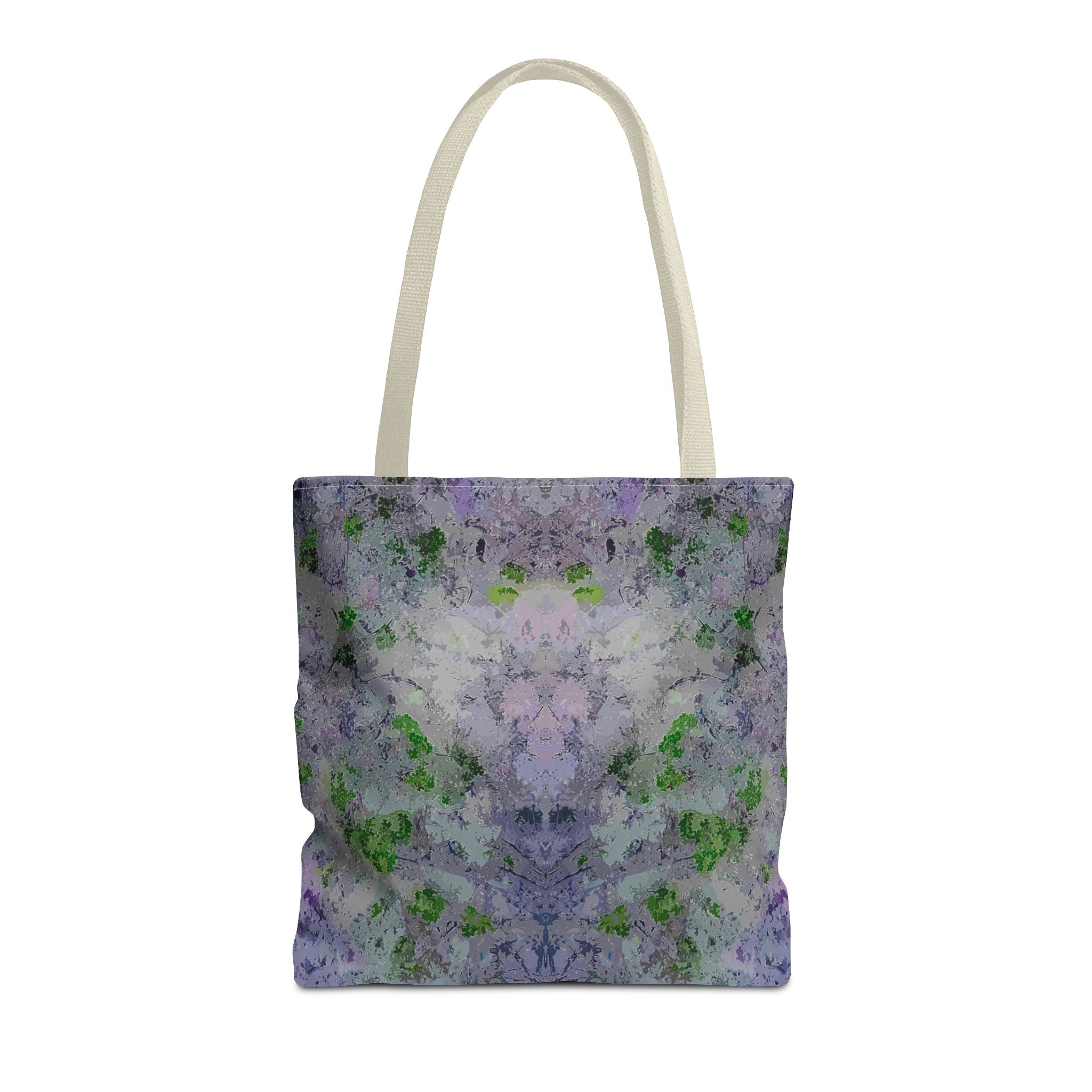 Kaleidoscope Watercolor Tote Bag – Floral Abstract AOP Carryall