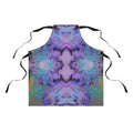 Purple Kaleidoscope Apron — Abstract Watercolor Kitchen Apron