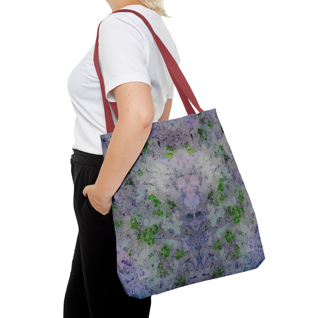 Kaleidoscope Watercolor Tote Bag – Floral Abstract AOP Carryall