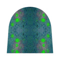 Baby Beanie — Green Floral Kaleidoscope All-Over-Print Newborn Hat