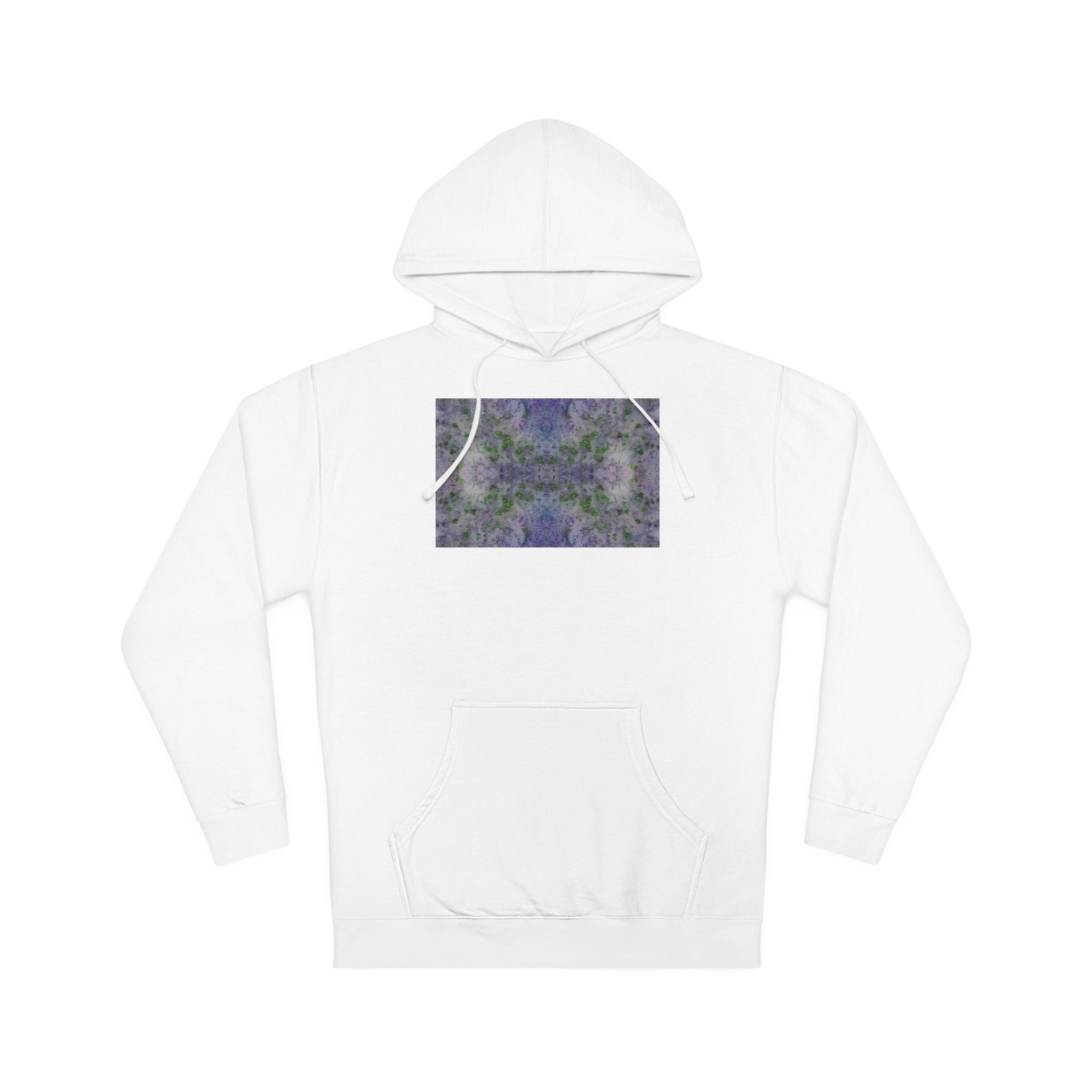 Kaleidoscope Floral Hoodie — Abstract Symmetry Graphic Sweatshirt