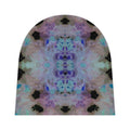 Floral Kaleidoscope Baby Beanie — Pastel Pattern Infant Hat