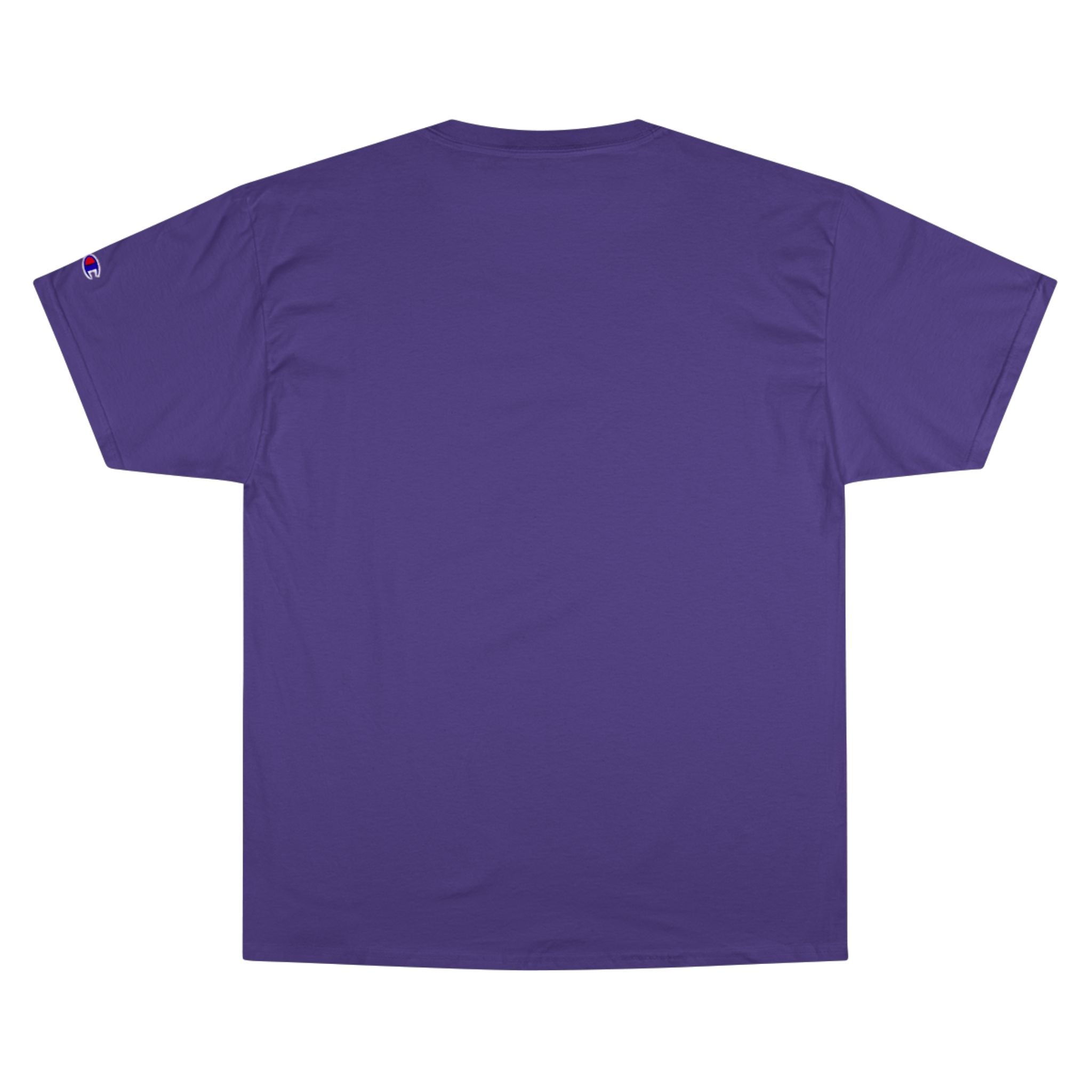 Abstract Floral Kaleidoscope T-Shirt — Purple Green Symmetry Print