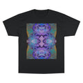 Abstract Kaleidoscope Tee — Purple Blue Symmetry Graphic T-Shirt